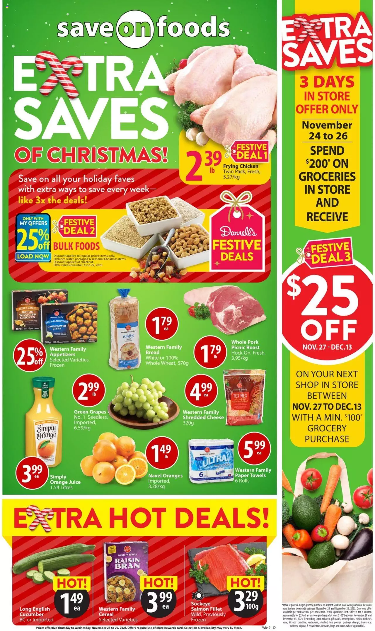Save on foods 2023-11-23 to 2023-11-29
