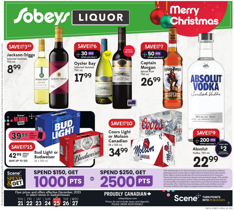 Sobeys 2023-12-21 to 2023-12-27
