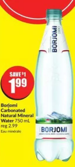Borjomi Carbonated Natural Mineral Water