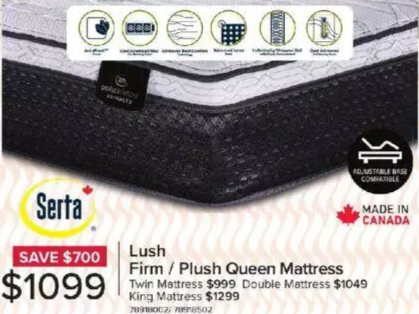 Lush Firm / Plush Queen Mattress