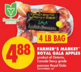 Farmer´s market royal gala apples