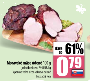 Moravské mäso údené