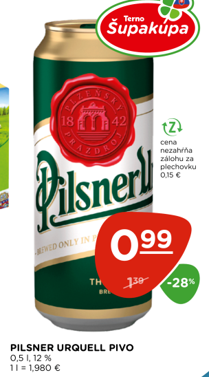 Pilsner urquell pivo