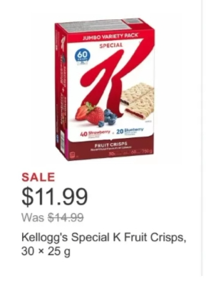 Kellogg's Special K Fruit Crisps