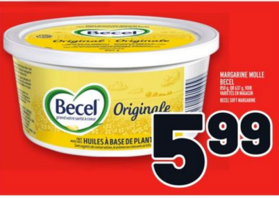Margarine Molle Becel
