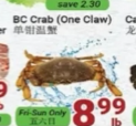 BC Crab (One Claw)