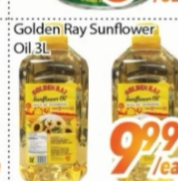 Golden Ray Sunflower Oil