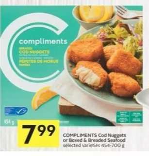 Compliments Cod Nuggets