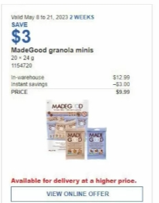 MadeGood granola minis