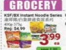KSF/BX Instant Noodle Series
