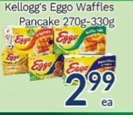 Kellog's Eggo Waffles Pancake
