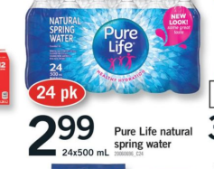Pure Life Natural Spring Water