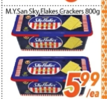 M.Y. San Sky Flakes Crackers