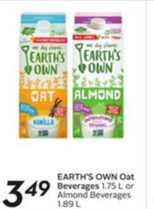 Earth's Own Oat Beverages