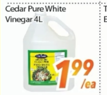 Cedar Pure White Vinegar