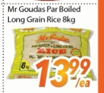 Mr Goudas Par Boiled Long Grain Rice