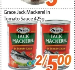 Grace Jack Mackerel on Tomato Sauce