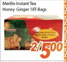 Merilin Instant Tea Honey Ginger