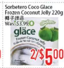 Sorbetero Coco Glace Frozen Coconut Jelly