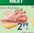 Rib in Pork Belly