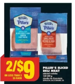 Piller's Sliced Deli Meat