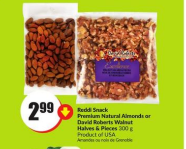 Reddi Snack Premium  Natural Almonds