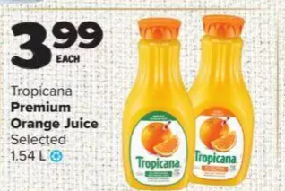 Tropicana Premium Orange Juice