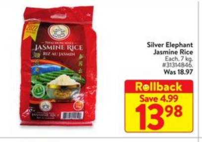 Silver Elephant Jasmine Rice