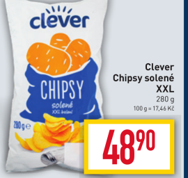 Clever Chipsy solené XXL
