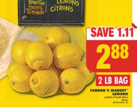 Farmer's Market Lemons