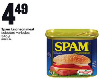 Spam luncheon meat