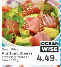 Ocean Wise Ahi Tuna Steaks