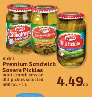 Premium Sandwich Savers Pickles