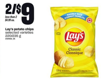 Lay's potato chips