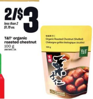 T&T Organic Roasted Chestnut